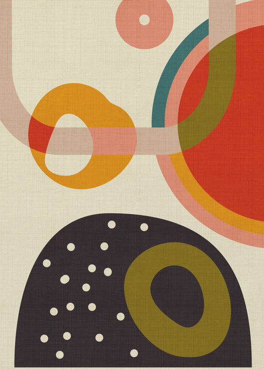 Mid Century Cirque 4 Kopie | Poster