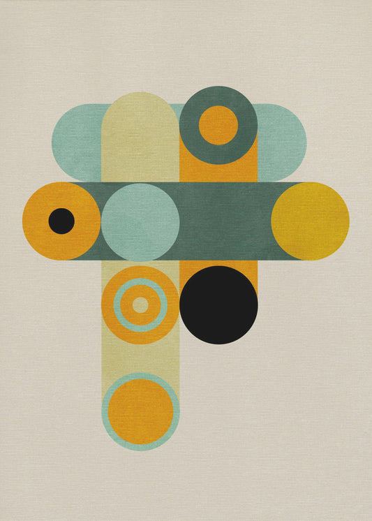 Rainbow Plus Shapes9 | Poster