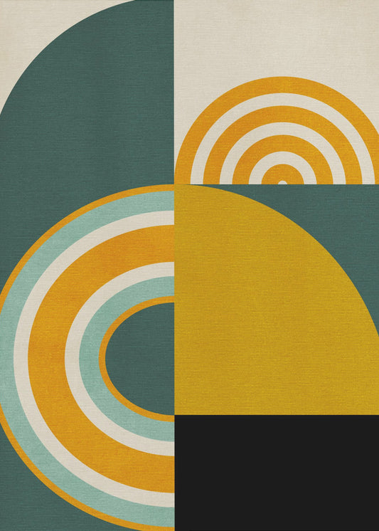 Rainbow Plus Shapes8 | Poster