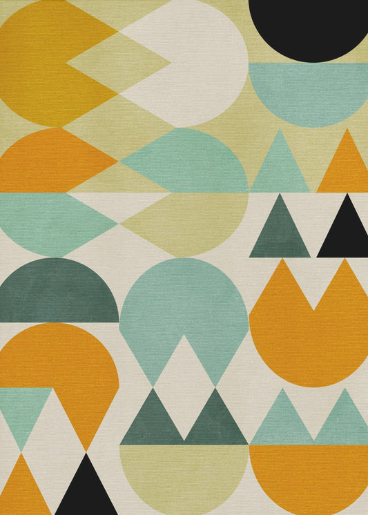 Rainbow Plus Shapes5 | Poster