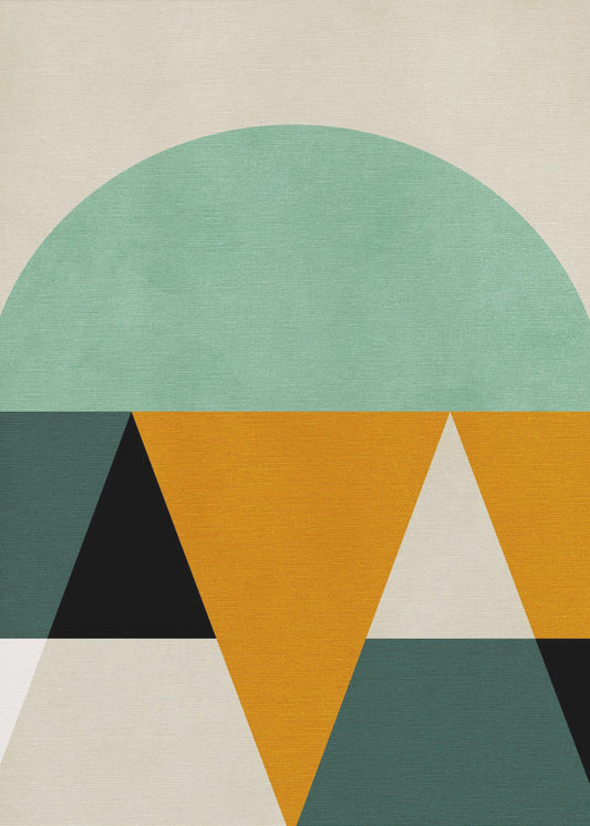 Rainbow Plus Shapes4 | Poster