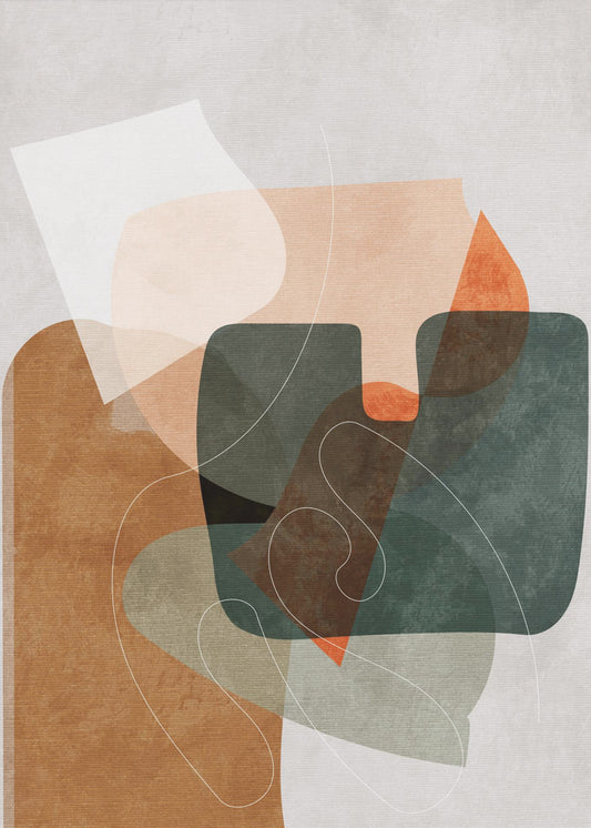 Nature Friendly Terracotta 4 Aquarell Kopie | Poster