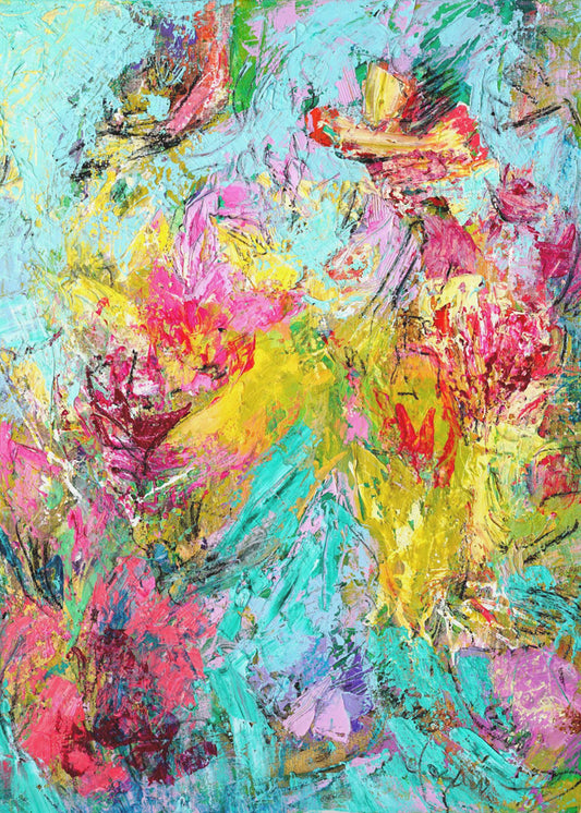 Expressionist Colorful Abstract | Poster