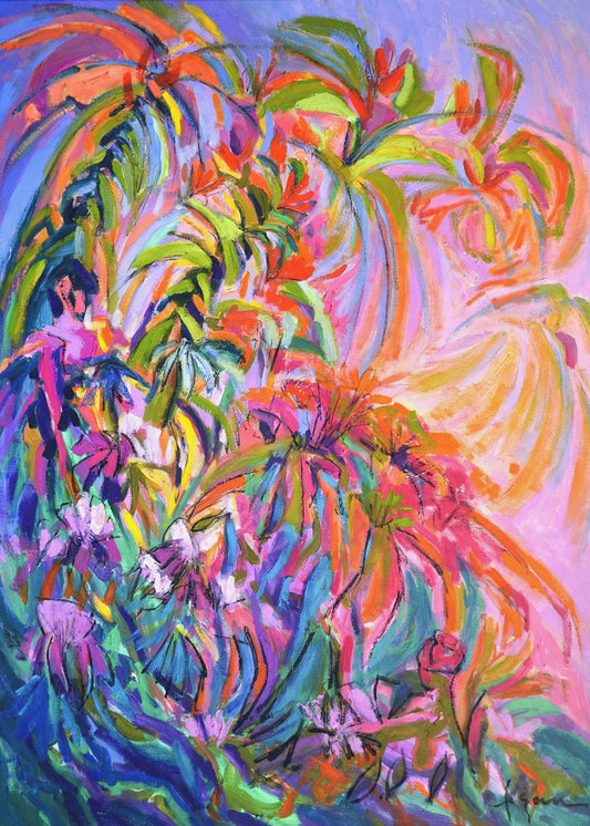 Radiant Floral Ballet | Poster
