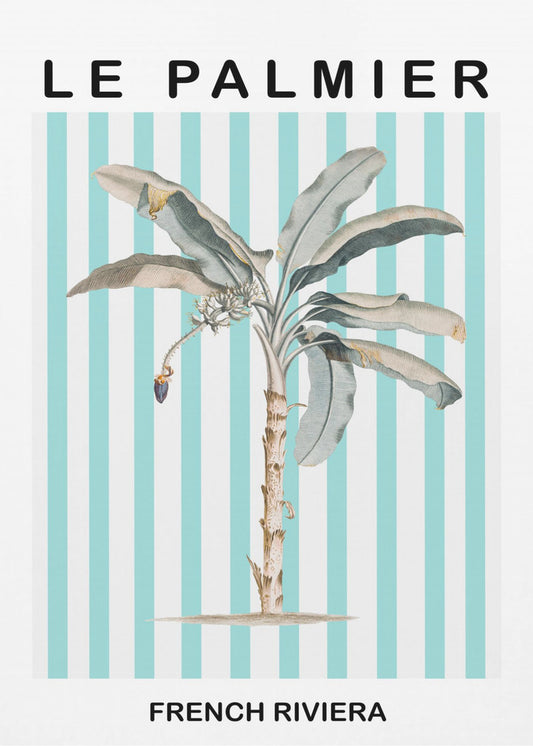 Striped Palm Tree | Poster