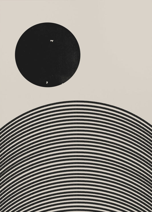 Orbiting Silhouette | Canvas
