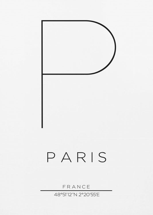 P: Paris Coordinates | Canvas