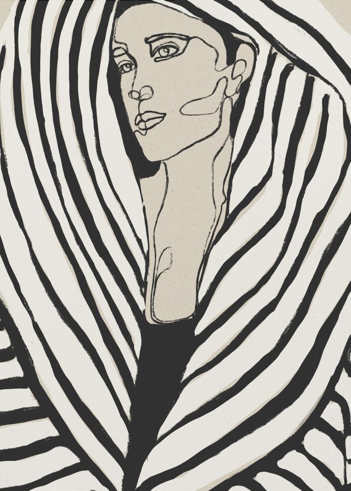 Striped Elegance | Poster