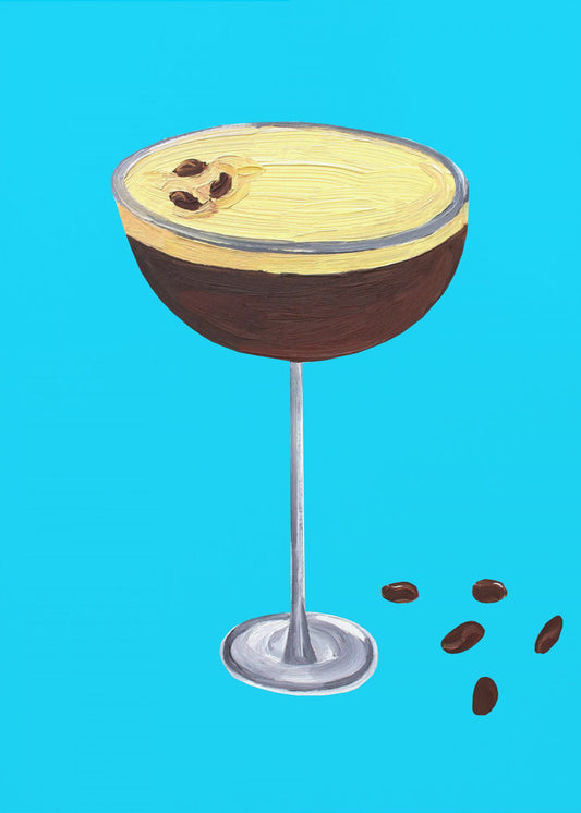 Espresso Martini Sky Blue | Canvas