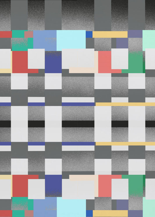 Abstract Design With A Grid Like Pattern | Poster