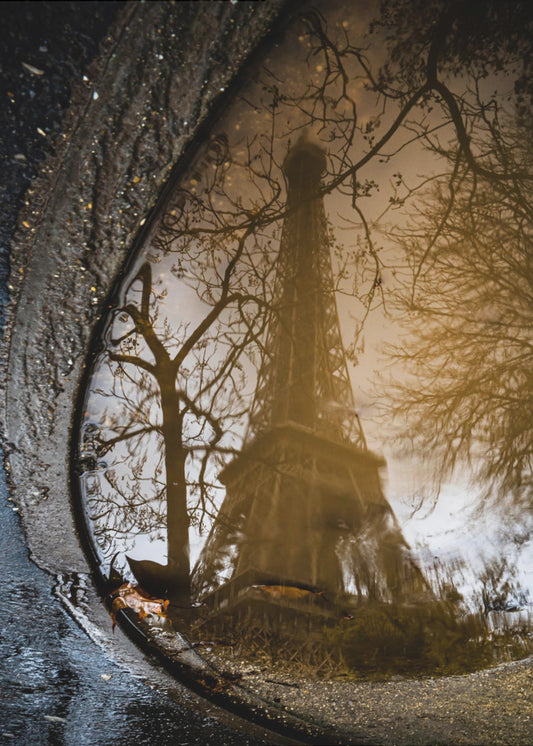 Eiffel tower reflection | Canvas