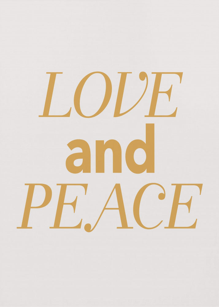 Love and Peace | Canvas