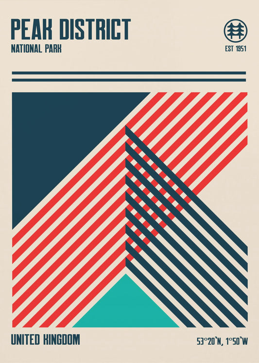 Peak District National Park Travel Poster | Poster