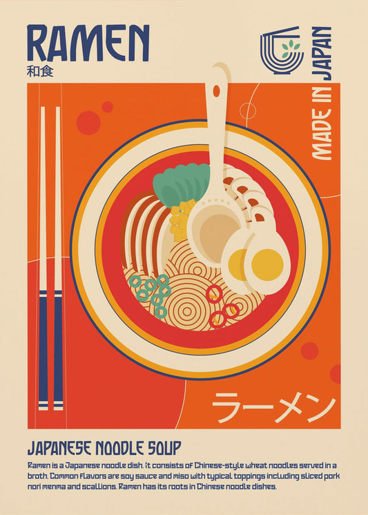 Ramen Japanese Food Print | Poster