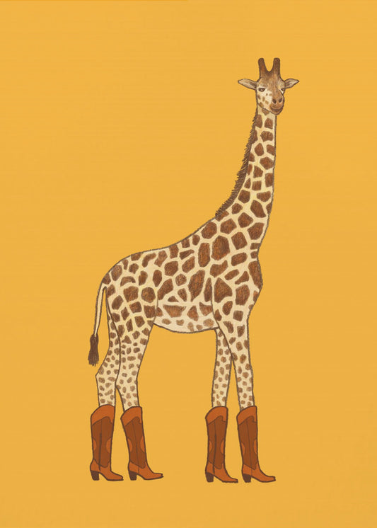 Jolene the Cowgirl Giraffe | Poster