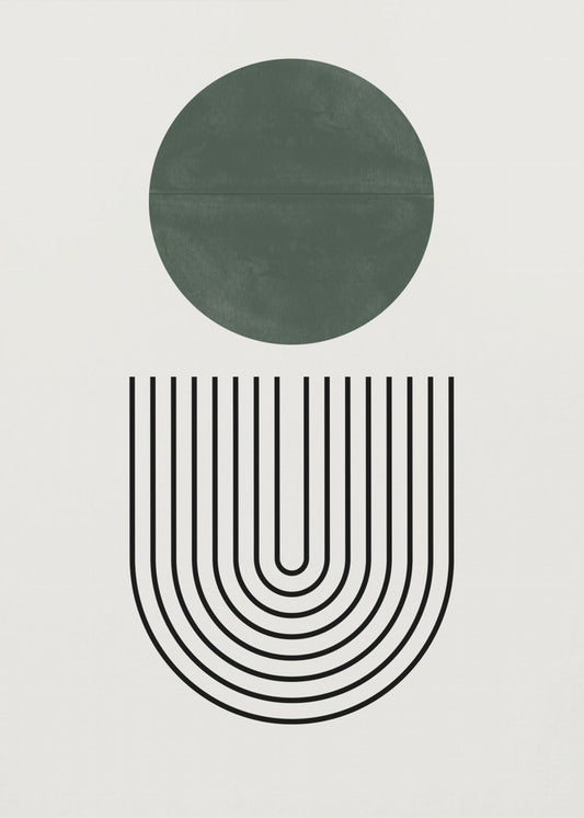 Circle and Lines | Canvas