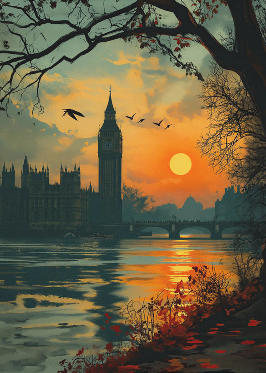 View from the Thames | Poster