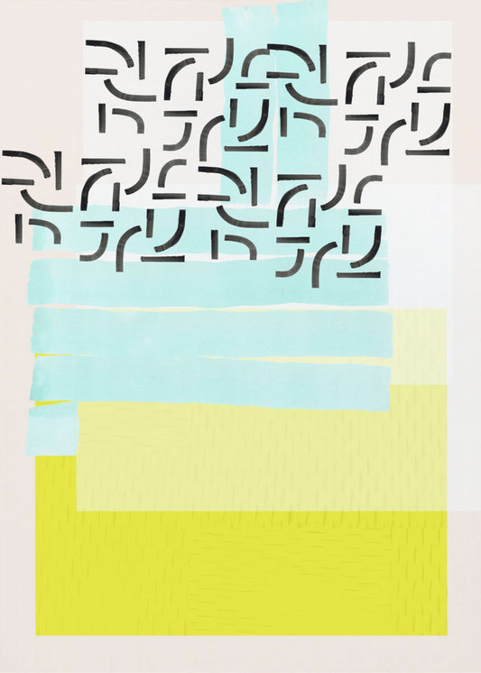 Pastel Pattern Collage 3 | Poster