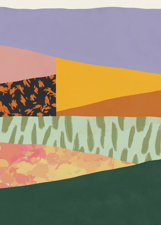 Geometric Patterns with Organic Forms | Poster
