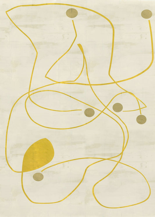 Neutral Lines and Dots 2 | Canvas