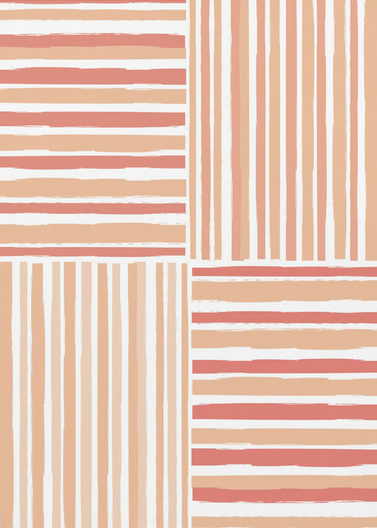 Vertical And Horizontal Stripes | Poster