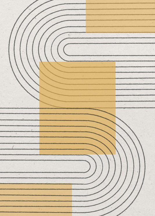 Curved Harmony | Canvas