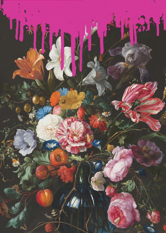 Vintage Botanical, Altered Pinky Art | Canvas