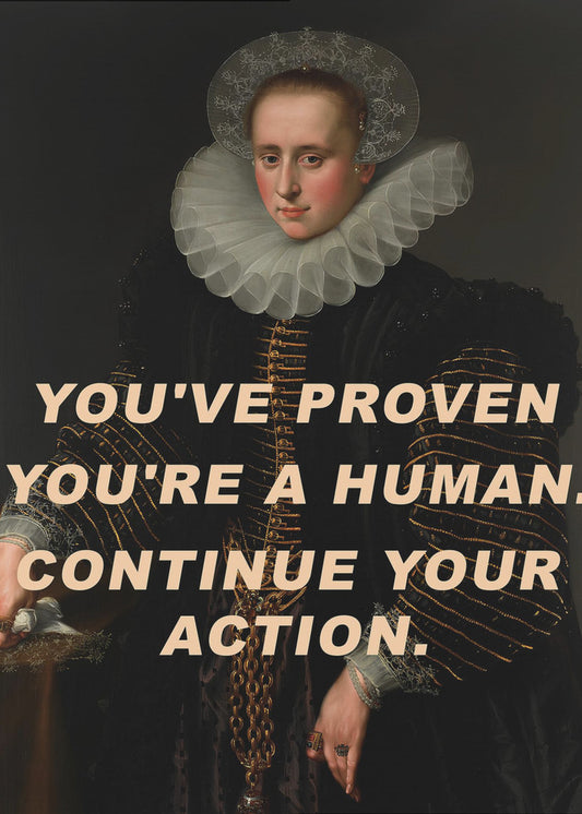 You&#039;ve proven you&#039;re a human. Continue your action. | Canvas