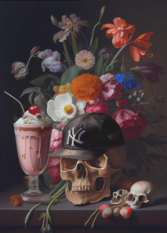 Skull Still Life | Poster