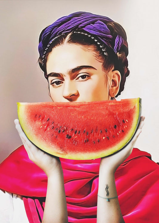 Watermelon Frida | Canvas