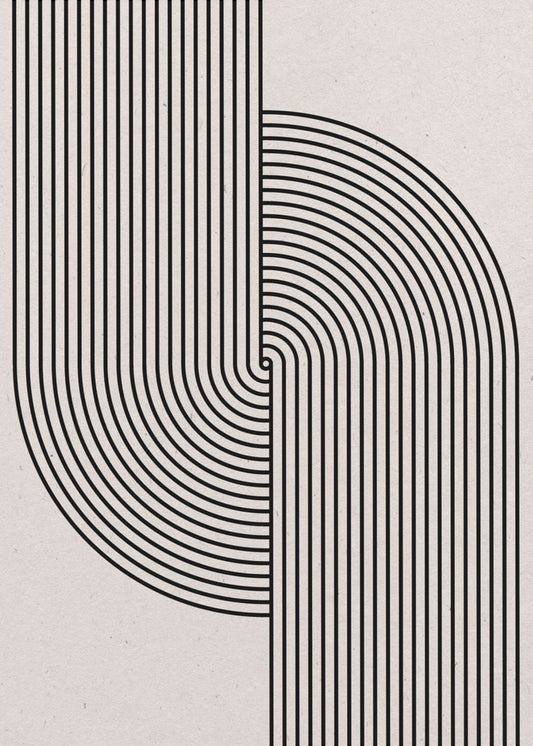 Curved Symmetry | Canvas