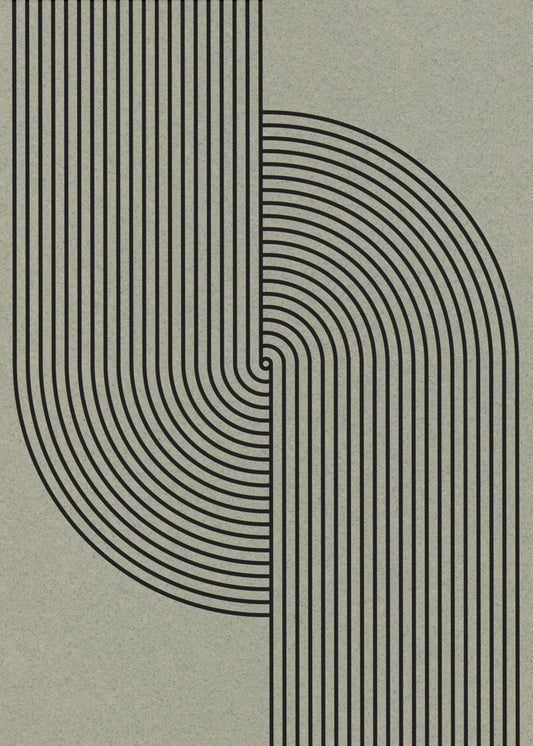Curved Symmetry | Canvas