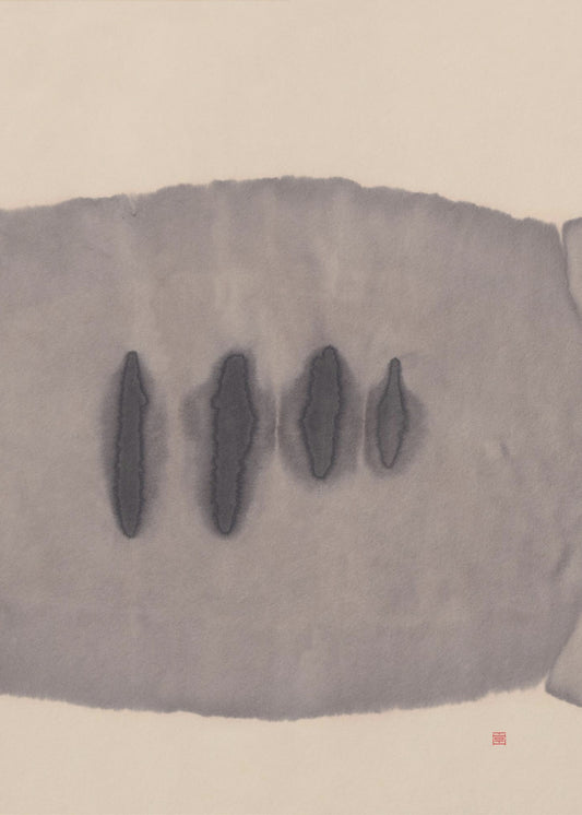 Study N°1 | Four Cypresses In a Zeppelin | Poster