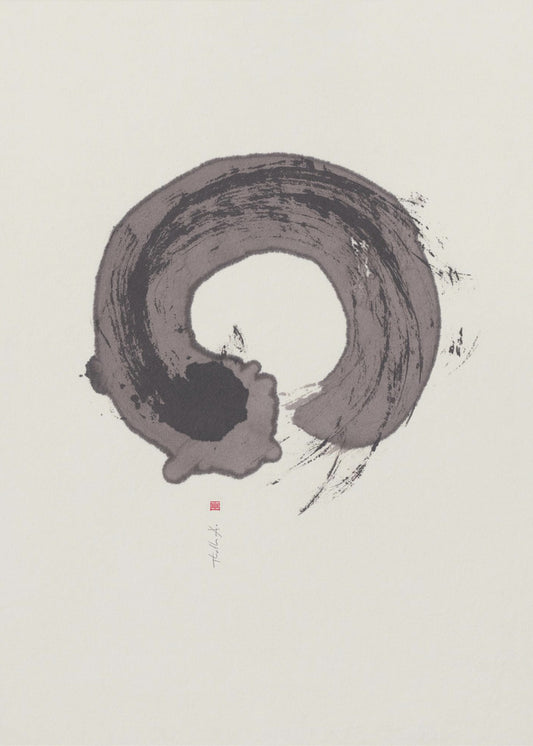 Dual Existence Ensō | Canvas