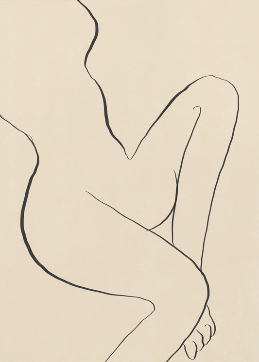 Elegant Minimalist Line Drawing | Poster