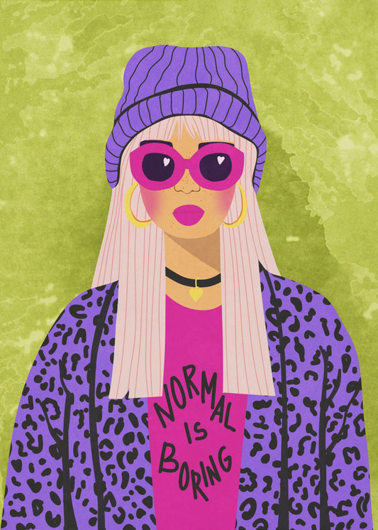 Normal is boring | Canvas