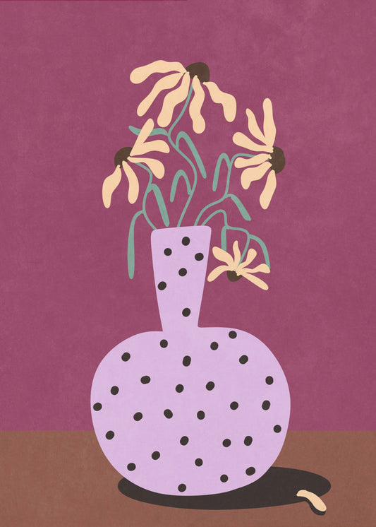 Flowers in Vase | Canvas