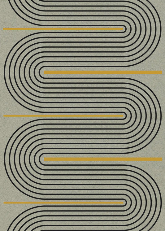 Curved Echoes | Canvas