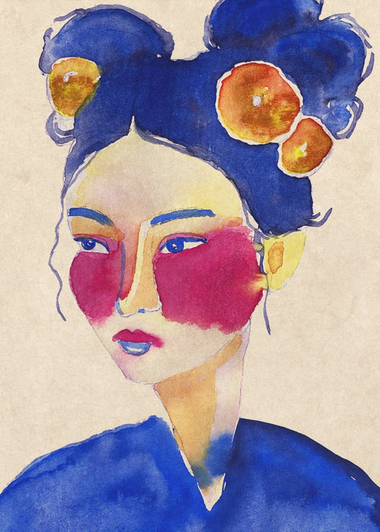 Asian Girl | Canvas
