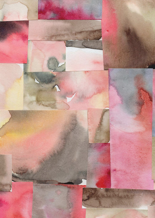 Watercolor abstract composition 6 | Poster