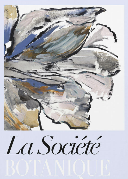 La Société Botanique Blueflower | Poster