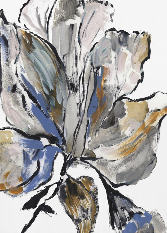 Le Jardin Botanique Blue Flower | Poster