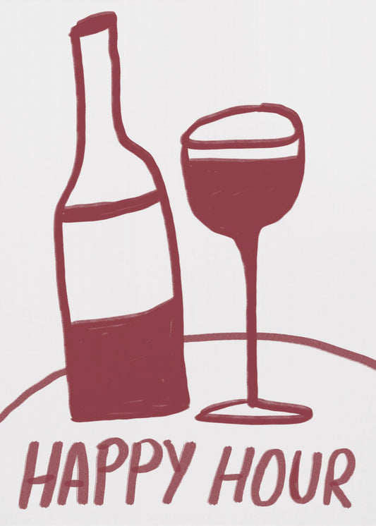 Wine Time Delight | Poster