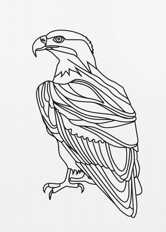 Line Eagle | Canvas