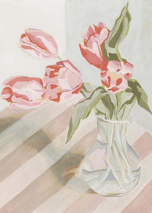 Tulips in a vase | Canvas