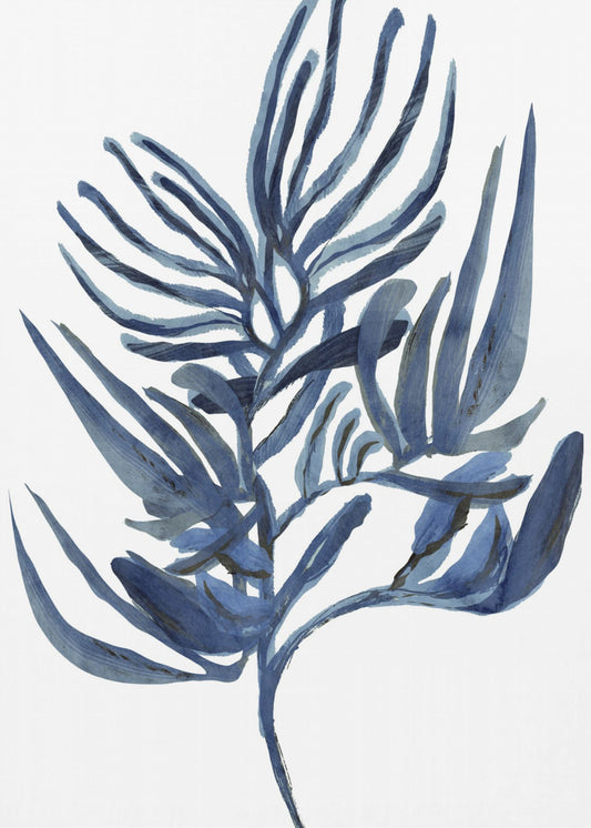 Blue Aquatic Plant Poster 1 | Poster