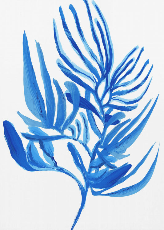 Blue Aquatic Plant Poster 6 | Poster