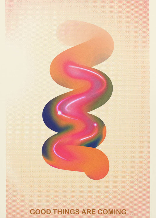 RETRO GRAPHIC NO.17 / GOOD THINGS ARE COMING | Poster