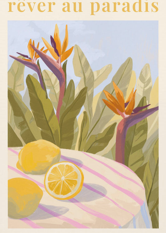 Rêver Au Paradis -  Lemon | Poster