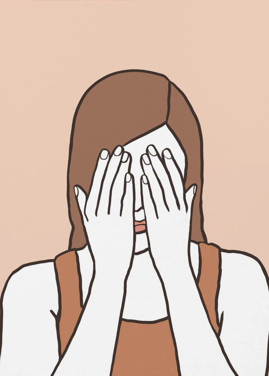 Shy Woman | Canvas